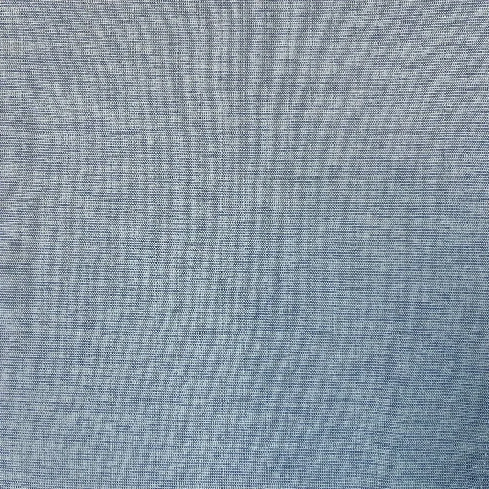 Unbranded Mens Size Large 1/4 Zip Pullover Blue Golf‎ Logo Stretch Mock Neck